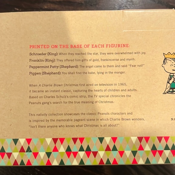 NIB! 2014 Hallmark Peanuts Gallery 4 Piece Nativity Accessories Collection - Picture 3 of 13